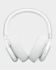 JBL Live 770NC Wireless Over-Ear Headphones | Up to 65 Hours Playtime (50H with ANC On) | 40mm Driver | True Adaptive Noise Cancelling | Built-In Microphone | Foldable | Bluetooth 5.3 - White
