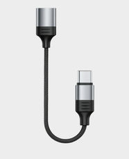 NYORK Prime Series Fast Data Transmission OTG Adapter | USB-C Male to USB-A Female | Fast Data Transfer | Plug & Play | Compact Portable Design - Black