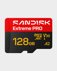 SanDisk Extreme PRO microSD UHS-I 128GB Memory Card | Up to 250MB/s Read Speed | Up to 120MB/s Write Speed | U3 V30 A2 Rated | 5.3K & 4K UHD Recording | Waterproof & Shockproof | SDSQXCJ-128G-GS6MA