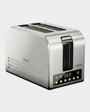 Clikon Smart 2-Slice Bread Toaster | 750W Power | Touch Control Panel | Digital Timer Display | 6 Browning Levels | Extra Wide Slots | Defrost, Reheat and Cancel Functions | Home and Office Kitchen Usage - Silver