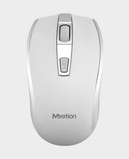 Meetion R560 Wireless Optical Mouse | 2.4GHz Wireless Connectivity | 800-1600 DPI Adjustable | Ergonomic Design | Lightweight 60g | Smooth Precision Tracking - White