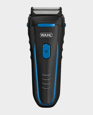 Wahl Clean & Close Lithium-Ion Shaver | Self-Sharpening Precision Blades | LED Charge Meter | 90 Min Runtime | Travel Lock | Non-Slip Ergonomic Grip | Waterproof Design | 7063-027 - Black & Blue