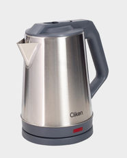 Clikon Stainless Steel Electric Kettle | 2L Capacity | 1500W Power | 360° Swivel Base | Auto Cut-off and Boil Dry Protection | Heat Resistant Handle | Detachable Lid | CK5150