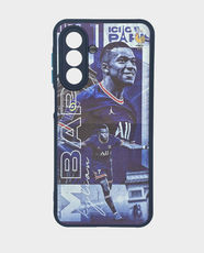 Silicone Football Edition Back Case for Samsung Galaxy A17 - Mbappe/ Dark Blue