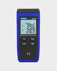 Gazelle G9402 Mini Contact Type Thermometer | Dual K/J Thermocouple | LCD Backlight Display | Max Min Avg Measurement | T1-T2 Difference Measurement | °C and °F Conversion