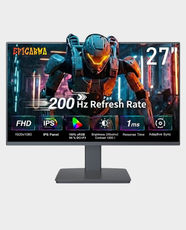 EpicArma 27 Inch Gaming Monitor | FHD 1920x1080 IPS Display | 200Hz Refresh Rate | 1ms Response Time | HDMI And DisplayPort Connectivity | Frameless Design | EA-G27IRH-BK - Black