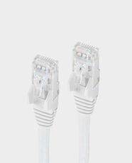 Mowsil Cat6 UTP Ethernet Cable | 2 Meter Cable | RJ45 Gold-Plated Connectors | Up To 1Gbps High Speed Data Transfer | 250MHz Bandwidth | 24AWG Bare Copper Core | Flat Slim PVC Design | Plug And Play - Light Grey