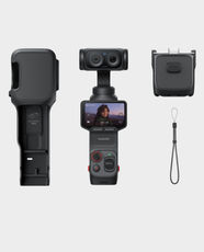 Insta360 Luna Ultra 8K Dual-Lens Gimbal Camera Standard Bundle | 1-Inch CMOS Sensor | 12x Zoom | 3-Axis Gimbal Stabilization | Detachable 2-Inch OLED Touchscreen | AI Tracking - Cosmic Black