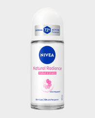 NIVEA Natural Radiance Anti-Perspirant Roll On Deodorant for Women - 50ml in Qatar
