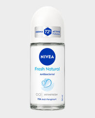 NIVEA Fresh Natural InfiniFresh Anti-Perspirant Roll On Deodorant for Women - 50ml in Qatar