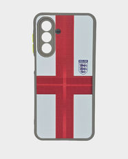 Silicone Football Edition Back Case for Samsung Galaxy A17 - England/ Gray