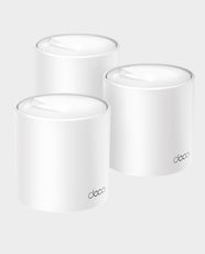 TP-Link Deco X50 AX3000 Whole Home Mesh Wi-Fi 6 System | Up to 3.0Gbps Speed | Connect Over 150 Devices | AI-Driven Mesh | Up to 6500 sq.ft Coverage | 3 × Gigabit Ports | Easy Deco App Setup | 3-Pack - White