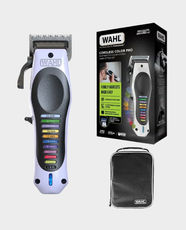Wahl Cordless Color Pro Hair Clipper for Men | Lithium-Ion Battery | Up to 2 Hours Runtime | Easy-Match Color Coded Hair Cutting Kit | 12 Colored Guards | Self-Sharpening Blades | Adjustable Taper Lever | 3027001 - Black