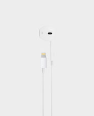 NYORK Prime Series iOS Special Edition Mono Earphone | Lightning Connector | In-Ear Mono Earphone | Built-in Microphone | Volume Controller | 20Hz-20kHz Frequency Response | 1.2m TPE Cable - White