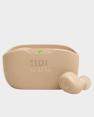 JBL Wave Buds In-Ear True Wireless Earbuds | 8mm Driver | 32 Hours Playtime | Hands Free Call | Built-In Microphone | Multi-Point Connection | IP54 | Bluetooth 5.2 - Beige