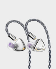ROSESELSA QuietSea MK2 IEM Wired Gaming Earphones | 1.2M Cable Length | 10mm Dynamic Driver | PEEK Vacuum-Plated Diaphragm | Detachable 0.78mm 2-Pin | 1.2m Braided OFC Litz Cable (3.5mm/4.4mm) | QSIISL-ES - Silver