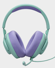 JBL Quantum 100M2 Wired Over-Ear Gaming Headphones | QuantumSOUND Signature | 40mm Dynamic Drivers | Detachable Boom Microphone | Breathable Memory Foam Cushions | Multi-Platform Compatible - Cyan