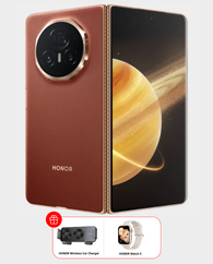 HONOR Magic V3 5G 12GB 512GB (HONOR Wireless Car Charger + HONOR Watch 5) - Reddish Brown