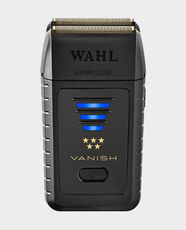 Wahl Professional 5 Star Vanish Shaver | Cordless Operation | Lithium-Ion Battery | Independent Suspension Cutting System | Contour-Following Shave | Pop-Out Foil Cartridges | Travel Lock Function | 3023551 - Black