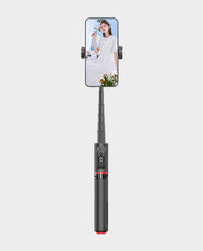 Scute SST7 Auto Pop-Open Selfie Tripod | ABS & Aluminum Alloy Build | Up to 730mm Extension | Foldable Design | 58-80mm Phone Clamp | Suitable for Selfies, Group Photos and Content Creation - Black