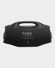 JBL Boombox 4 Portable Waterproof Speaker | 2 x 65W RMS Woofer | Up to 34 Hours Playtime | AC-in and USB-C | AI Sound Boost | IP68 Waterproof and Dustproof | Bluetooth 5.4 Connectivity - Black