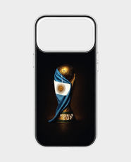 Football Edition Fiber Back Case for Apple iPhone 17 Pro Max - Argentina Flag