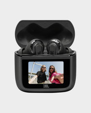 JBL Tour Pro 3 In-Ear True Wireless Noise Cancelling Earbuds | 1.57 Inch Smart Touchscreen Charging Case | 10.2mm Dynamic Driver | 44 Hours Playtime | JBL Spatial 360 Headtracking | Bluetooth 5.3 - Black