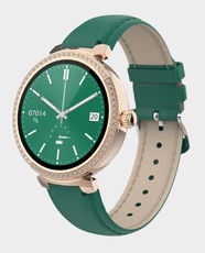 Porodo Belle Smart Watch | 1.19-Inch AMOLED Display | Up to 3 Days Battery Life | Bluetooth Calling | 180mAh Battery | Activity Tracker | Heart Rate Sensor | IP67 Water Resistant | Bluetooth 5.4 | PD-BELLE-GN - Green