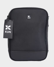 KUN Travel Pouch | 1680D High-Density Composite Fabric | Waterproof Design | Microfiber Leather Trim | Metal Zipper Closure | Suitable for Travel and Daily Essentials | KUN-023311 - Black