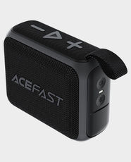 Acefast K4 Go Portable Wireless Speaker | 5W Power | Support TWS Interconnection | Portable Strap | 8 Hours Working time | IPX7 Waterproof - Black