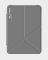 Skinarma Serix Case for Kindle Paperwhite 12th Gen | Splash-Proof Exterior | Foldable Stand Design | Full 360° Protection | Smooth Inner Lining | Compact and Lightweight - Grey