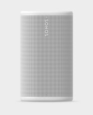 Sonos Play Portable Wireless Bluetooth Speaker | Up to 24 Hours of Battery Life | Works with AirPlay 2 | Three Class-H Digital Amplifiers | One Mid-Woofer | Two Angled Tweeters | WiFi 6 | Bluetooth 5.3 - White
