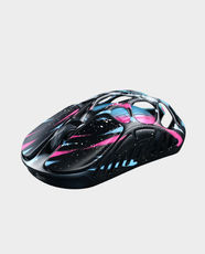 GravaStar Mercury X Pro Wireless Gaming Mouse with 8K Dongle Special Edition | 32000 DPI Optical Sensor | Tri-Mode Connectivity | Magnesium Alloy Frame | 400mAh Battery | 5 Programmable Buttons | Bluetooth 5.1 - Neon Graffiti