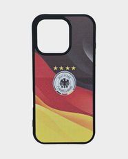 Silicone Football Edition Back Case for Apple iPhone 16 Pro - Germany/Black