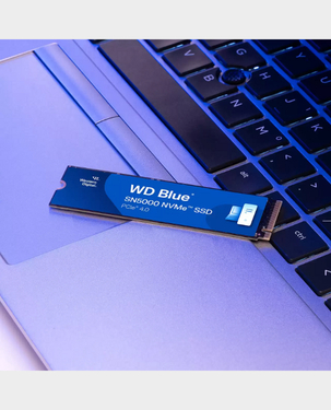 Western Digital Blue SSD SN5000 NVME 1TB Gen4 | PCIe Gen4 x4 |  M.2 2280 | 5,150MB/s | WDS100T4B0E - Blue