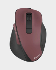 Hama MW-500 Recharge Optical Wireless Mouse - Bordeaux Red in Qatar