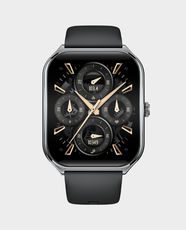 Voltrize Ultra-Slim Smartwatch | Curved 1.9" AMOLED Display | Silicon Strap | Bluetooth Calling | 45 Days Superb Battery Life | Activity Tracking | 24-Hour Health Monitoring | VL-SM-001 - Black