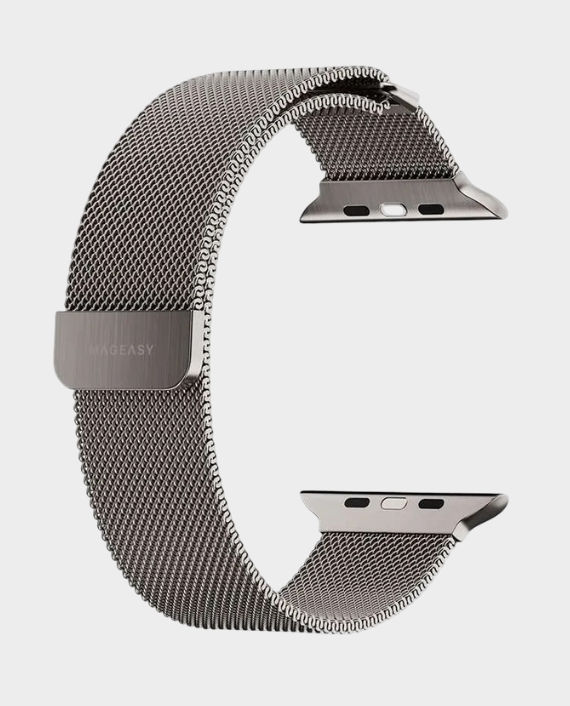 MAGEASY Milanese Watch Loop For Apple Watch S4~S10 | 44/45/46/49mm - Natural
