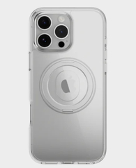 MAGEASY Magstand 360 M with Rotating Ring Holder Case for iPhone 16 Pro - Transparent in Qatar
