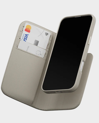 MAGEASY 2-in-1 Card Folio M Leather Flip Phone Case for iPhone 16 Pro in Qatar