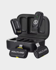 Hollyland LARK A1 Wireless Microphone | Up to 54 Hours Battery Life | 67dB Noise Ratio | USB-C & Lightning - Black