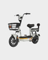 Yadea Teena Electric Scooter | 350 W Peak Power | Up to 32 km/h Speed | 30km Range | Display Screen | LED Lighting System - White
