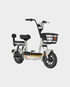 Yadea Teena Electric Scooter | 350 W Peak Power | Up to 32 km/h Speed | 30km Range | Display Screen | LED Lighting System - White