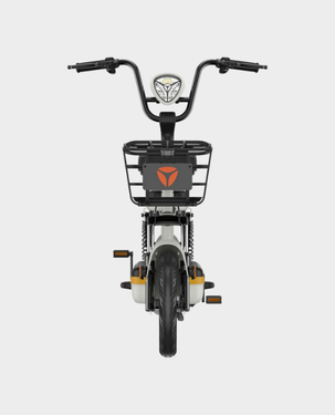 Yadea Teena Electric Scooter | 350 W Peak Power | Up to 32 km/h Speed | 30km Range | Display Screen | LED Lighting System - White
