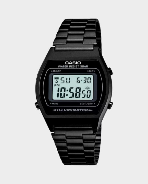 Buy CASIO Vintage Collection Watch B640WB-1ADF Black in Qatar