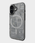 MAGEASY XRay M 3D Patterned Shockproof Case for iPhone 16 - Transparent