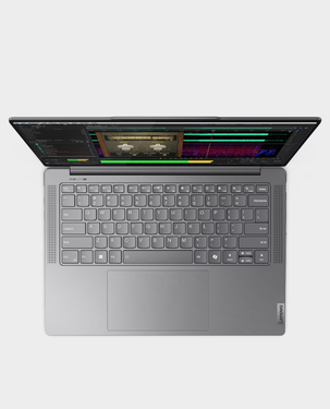 Lenovo Yoga Pro 7 14IMH9 | Intel Core Ultra 7 155H | 16GB RAM | 1TB SSD | NVIDIA RTX 4050 6GB | 14.5" 2.8K OLED 120Hz | English/Arabic Backlit Keyboard | Windows 11 Home | 83E2001CAX - Luna Grey