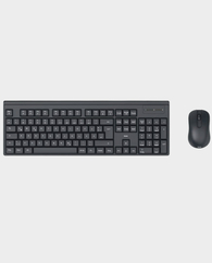Hama WKM-100 Wireless Keyboard and Mouse Set  - Black in Qatar