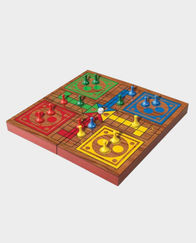 Merchant Ambassador Folding Wood Ludo Set in Qatar