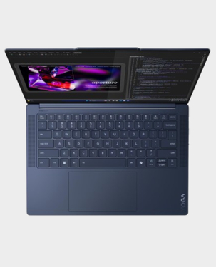 Lenovo Yoga Slim 7 14Q8X9 | Snapdragon X Elite | 32GB RAM | 1TB SSD | Integrated Qualcomm® Adreno | 14.5" 3K OLED Display | Windows 11 Home | English & Arabic Keyboard | 83ED003CAX - Cosmic Blue